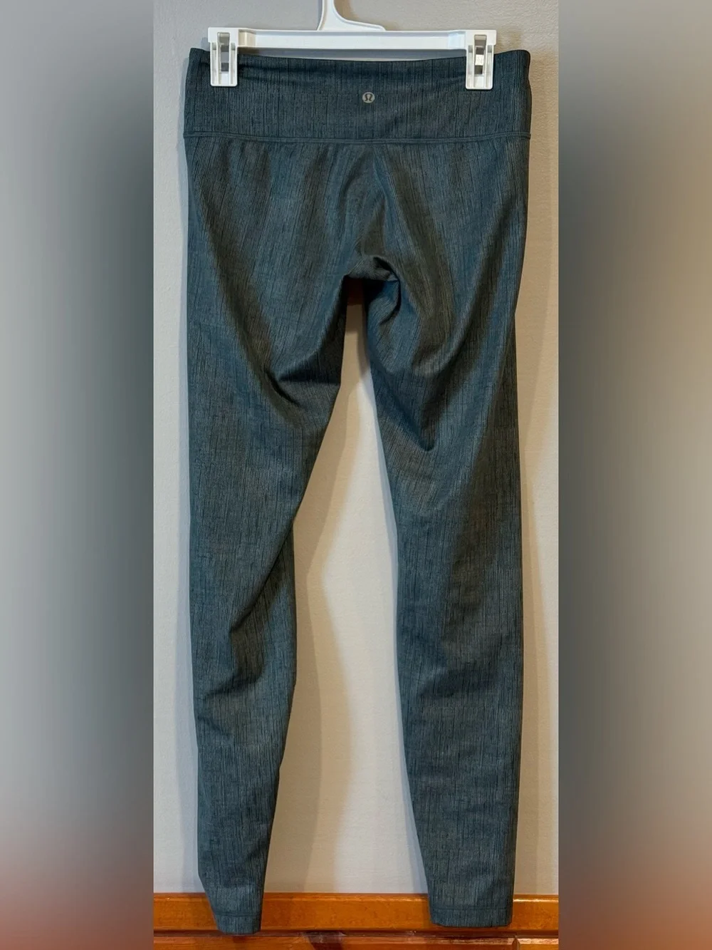 Lululemon Wunder Under Pant Full-On Luxtreme Burlap Texture Earl Gray Women's 8